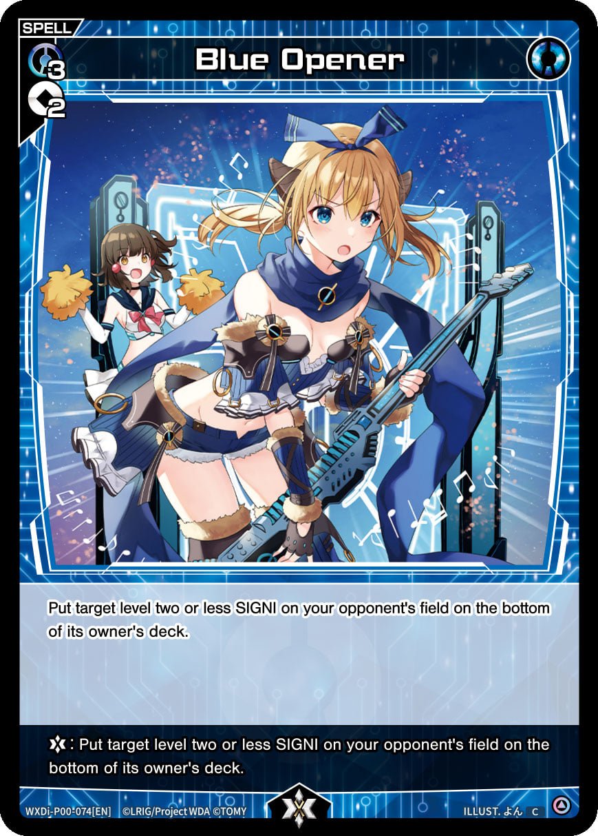 WXDi-P00-074 Blue Opener