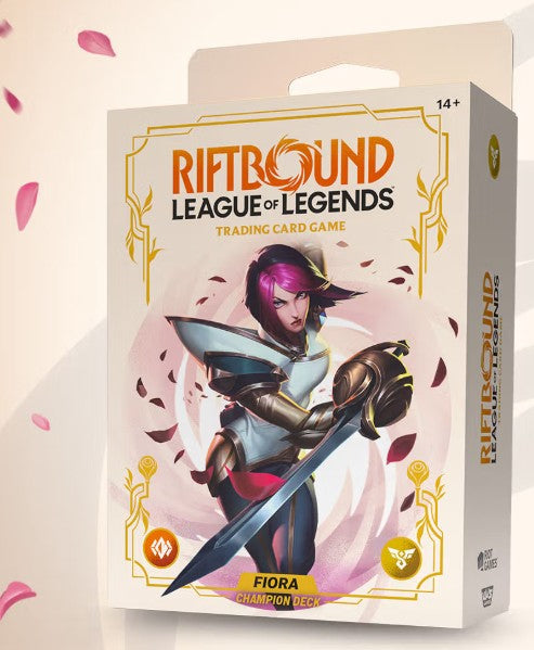 Riftbound League of Legends Trading Card Game Fiora Champion Deck
