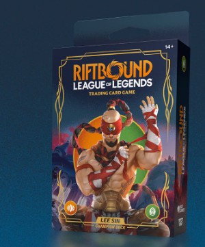 Riftbound League of Legends Trading Card Game Lee Sin Champion Deck