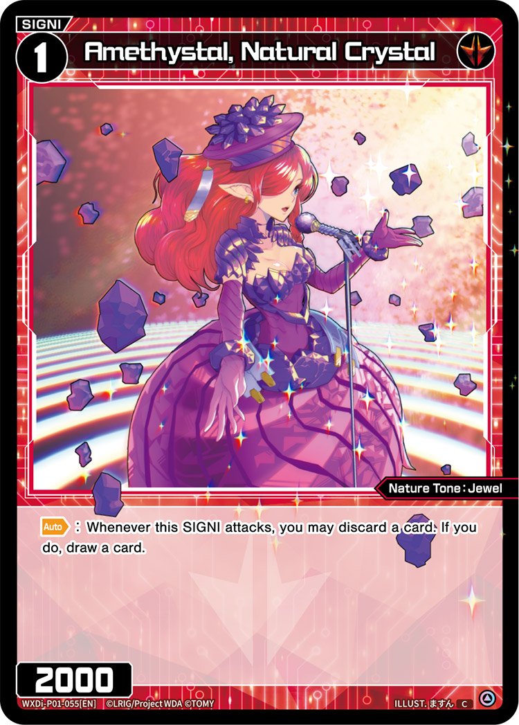 WXDi-P01-055 Amethystal, Natural Crystal