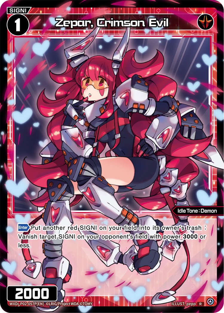 WXDi-P02-057P Zepar, Crimson Evil