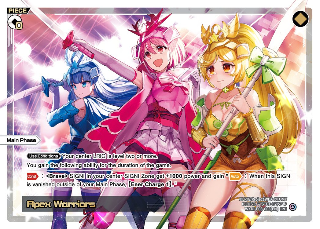 WXDi-P03-003 Apex Warriors