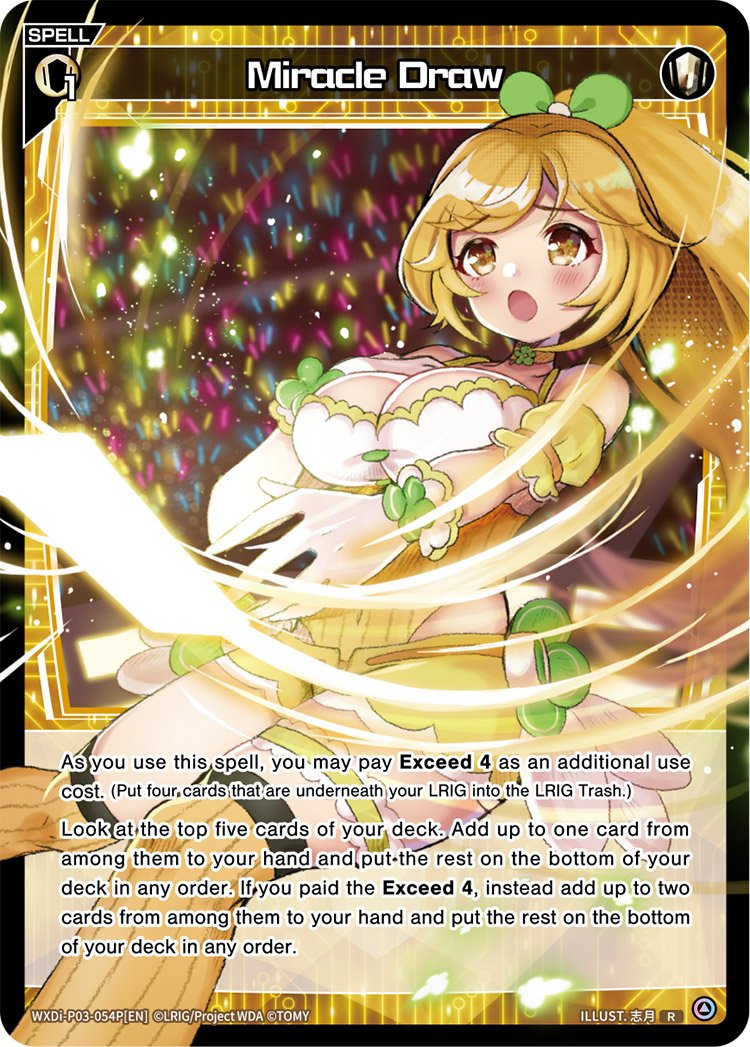 WXDi-P03-054P Miracle Draw