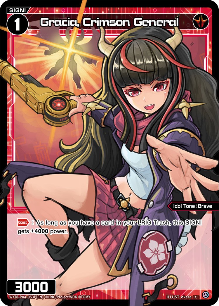 WXDi-P04-053P Gracia, Crimson General