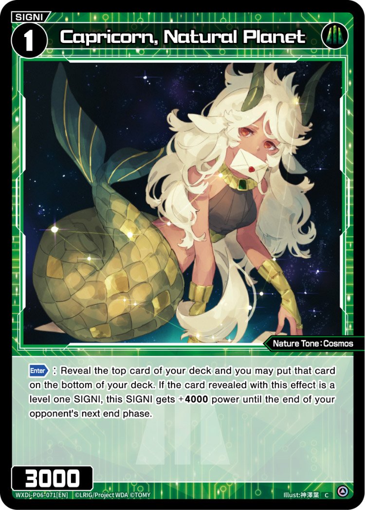 WXDi-P06-071 Capricorn, Natural Planet