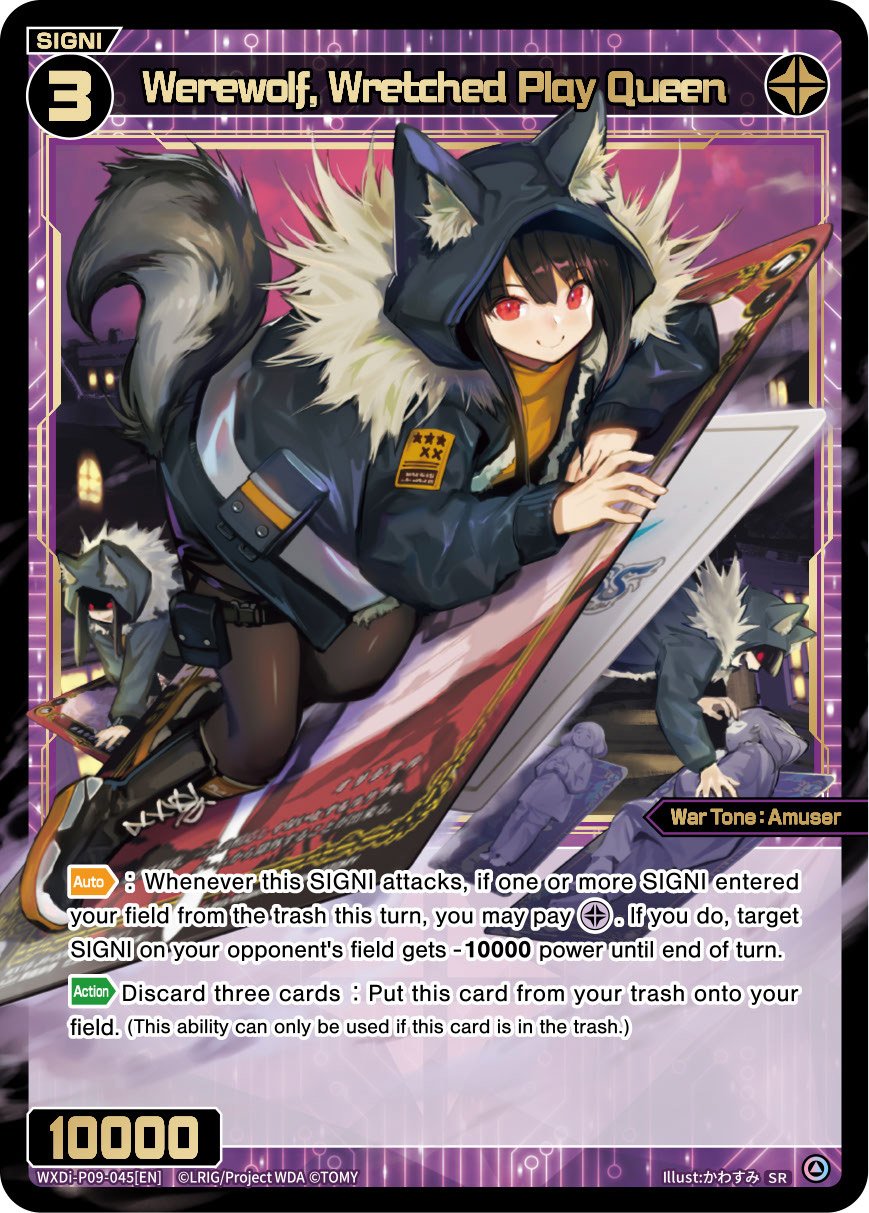 WXDi-P09-045 Werewolf, Wretched Play Queen