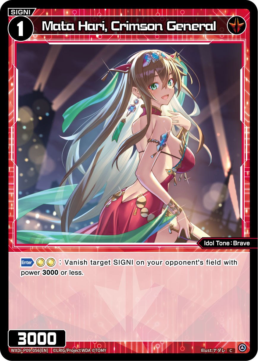 WXDi-P09-056 Mata Hari, Crimson General