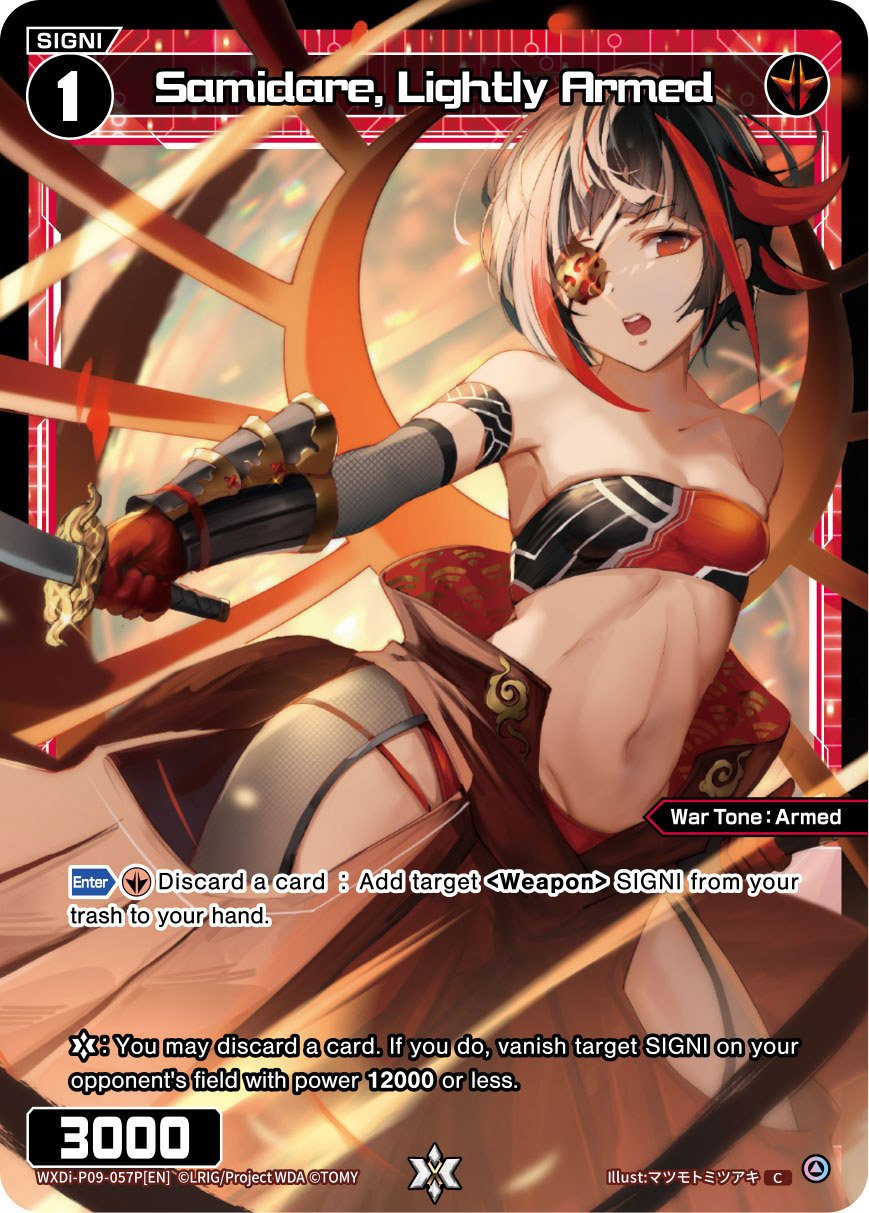 WXDi-P09-057P Samidare, Lightly Armed