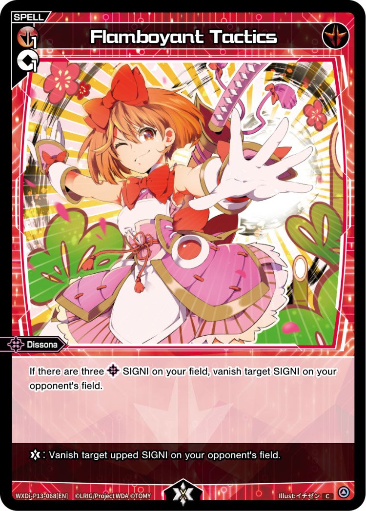 WXDi-P13-068 Flamboyant Tactics