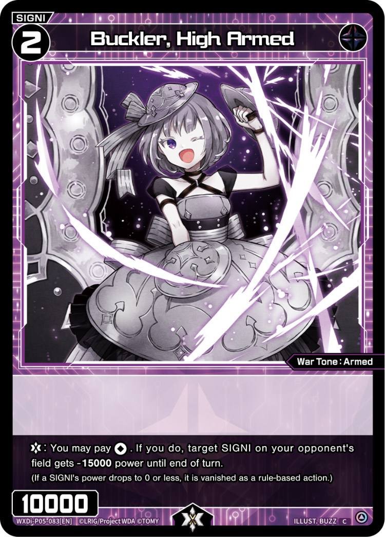 WXDi-P05-083 Buckler, High Armed