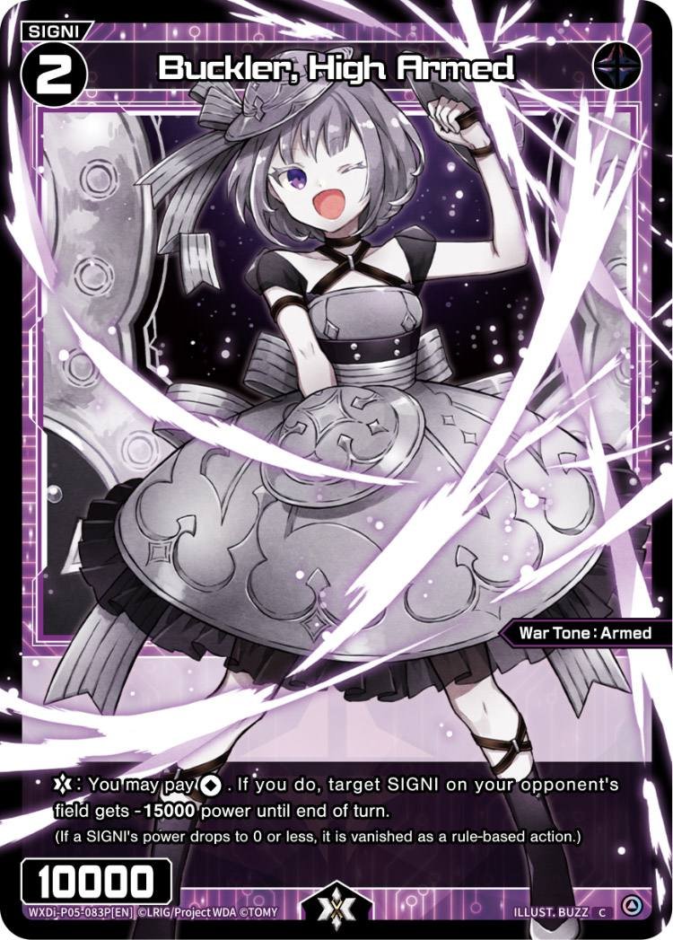 WXDi-P05-083P Buckler, High Armed