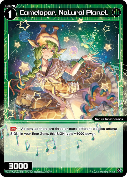 WXDi-D01-012 Camelopar, Natural Planet