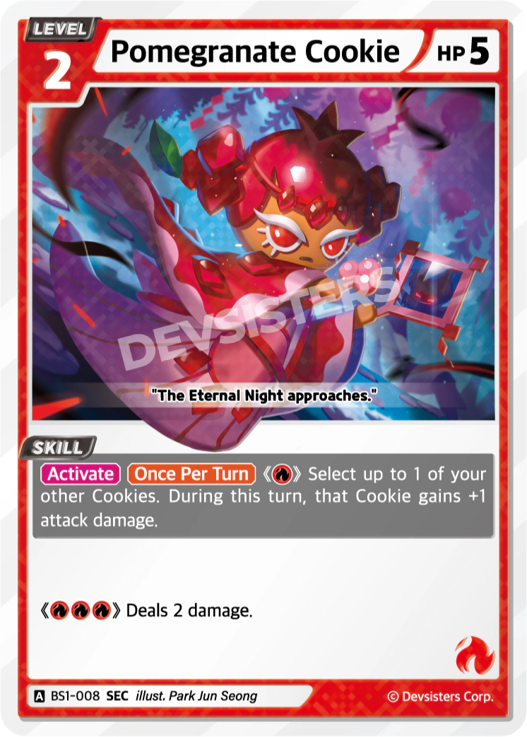 BS1-008 Pomegranate Cookie [SEC]