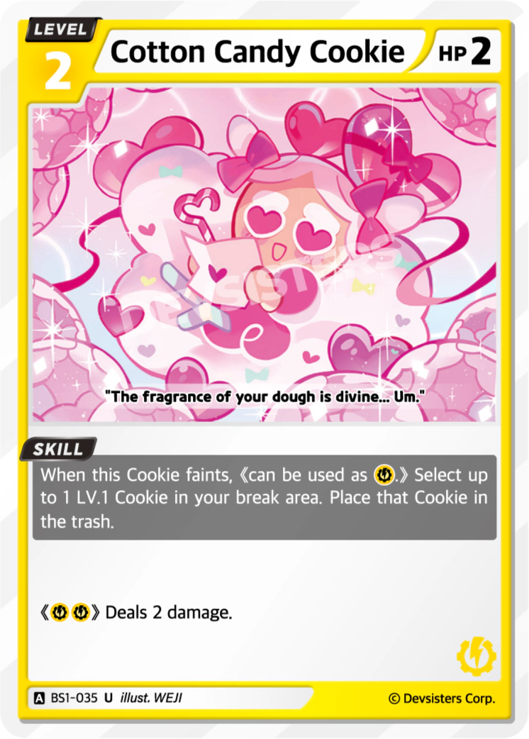 BS1-035 Cotton Candy Cookie [U]