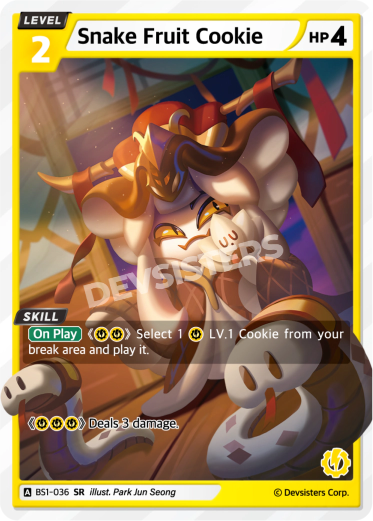 BS1-036 Snake Fruit Cookie [SR]