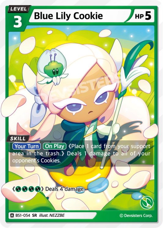 BS1-054 Blue Lily Cookie [SR]