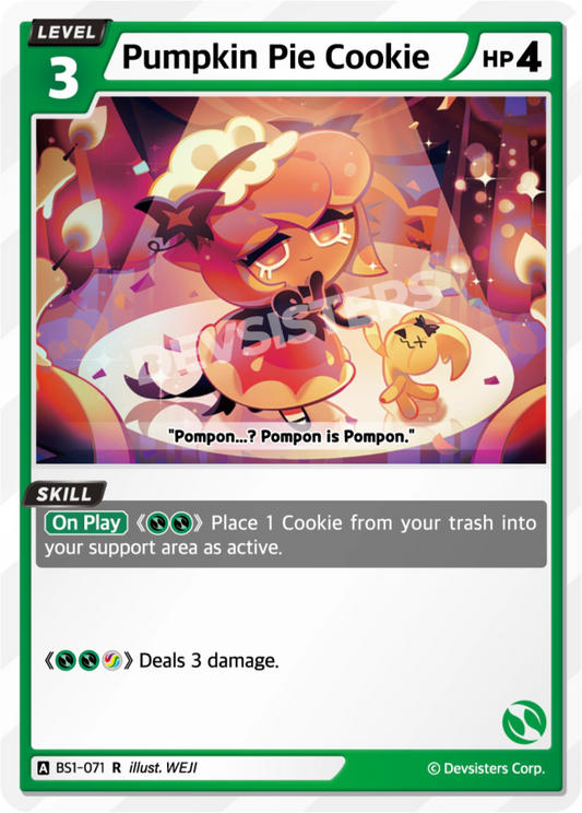 BS1-071 Pumpkin Pie Cookie [R]