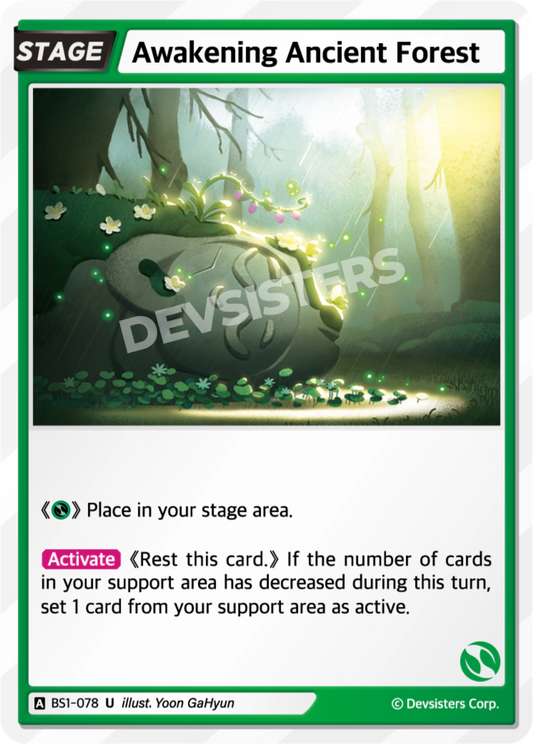 BS1-078 Awakening Ancient Forest [U]