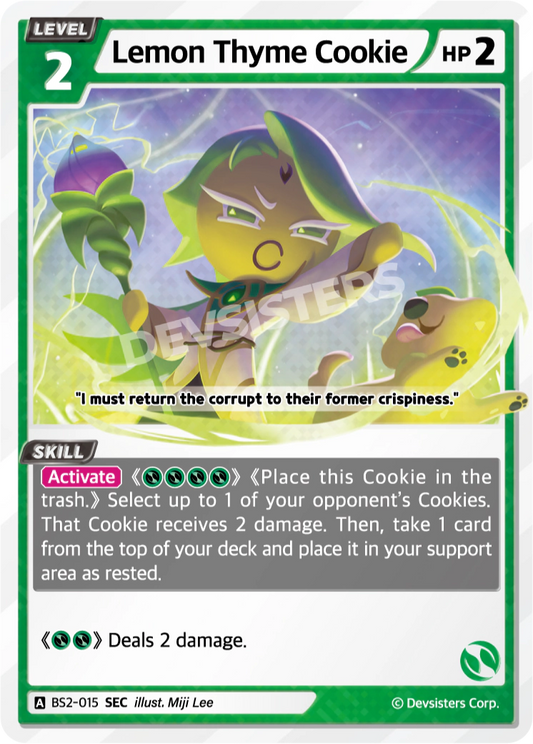 BS2-015 Lemon Thyme Cookie [SEC]
