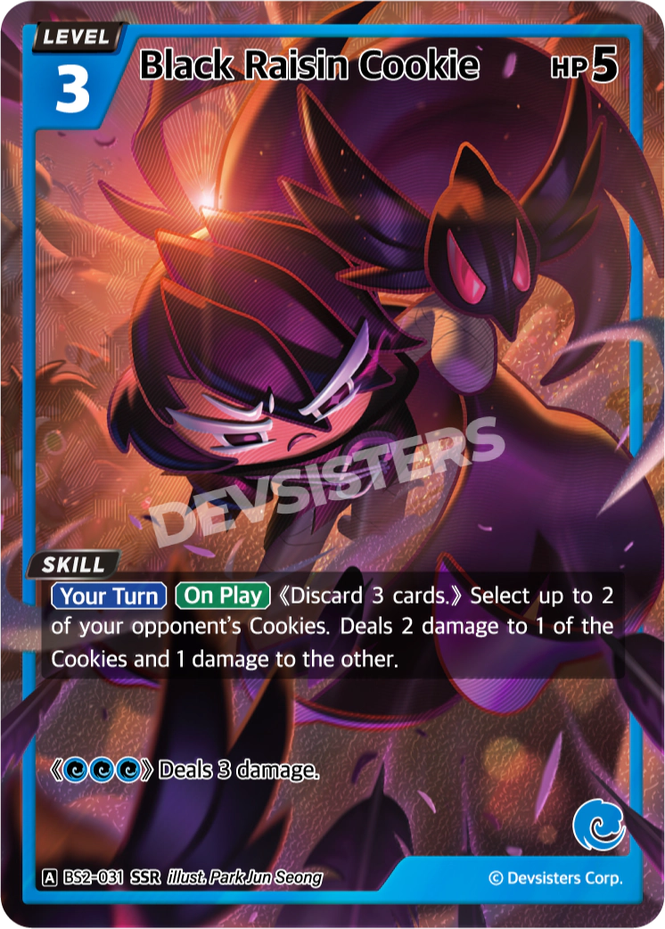 BS2-031 Black Raisin Cookie [SSR]