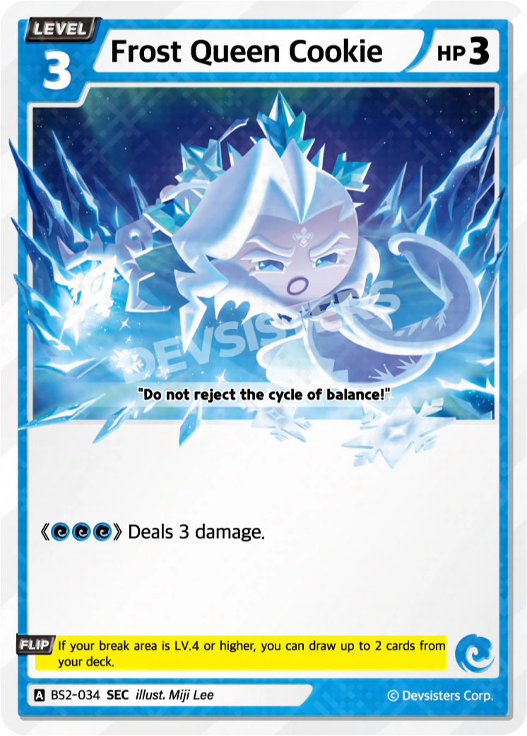 BS2-034 Frost Queen Cookie [SEC]