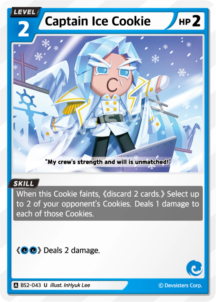 BS2-043 Captain Ice Cookie [U]