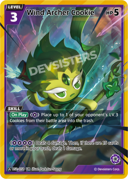 BS2-058 Wind Archer Cookie [UR]