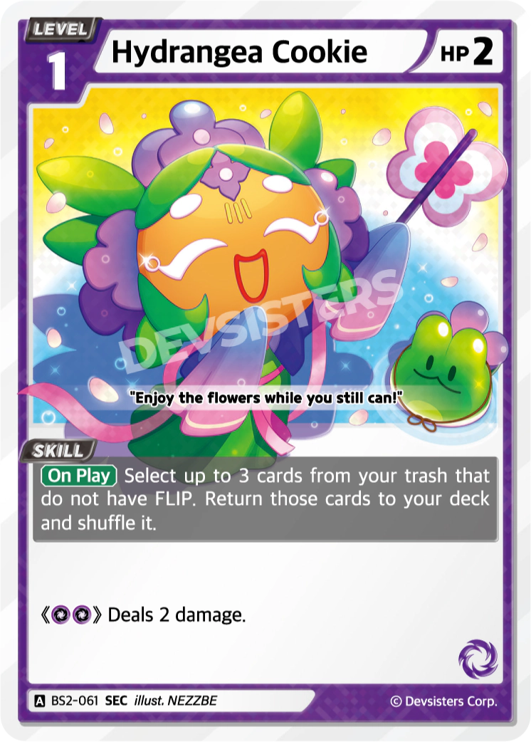 BS2-061 Hydrangea Cookie [SEC]