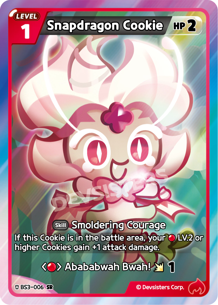 BS3-006 Snapdragon Cookie [SR]