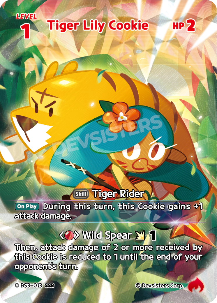 BS3-013 Tiger Lily Cookie [SSR]