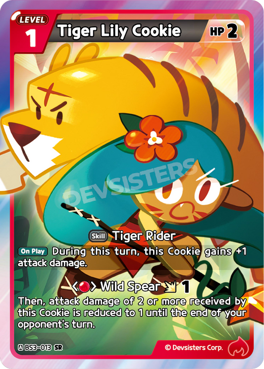 BS3-013 Tiger Lily Cookie [SR]