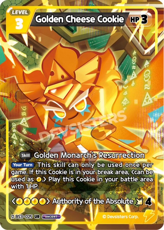 BS3-025 Golden Cheese Cookie [UR]