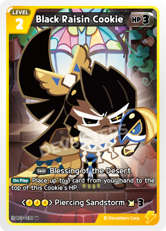 BS3-030 Black Raisin Cookie [U]
