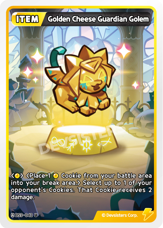 BS3-042 Golden Cheese Guardian Golem [U]