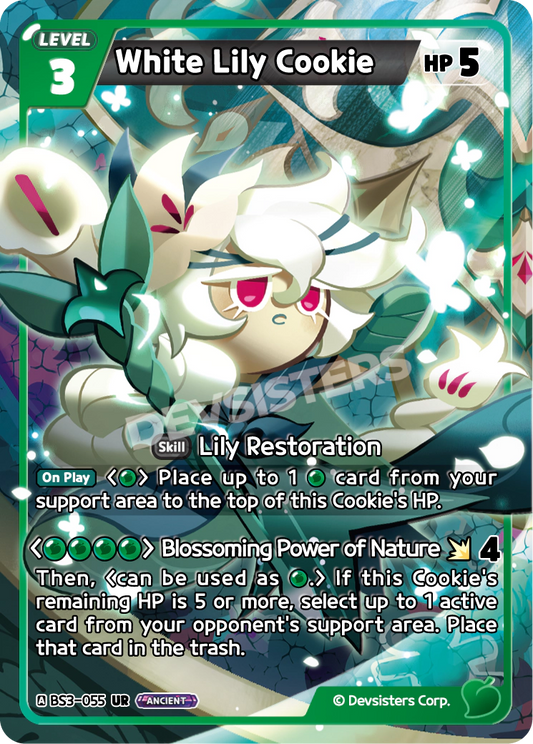 BS3-055 White Lily Cookie [UR]