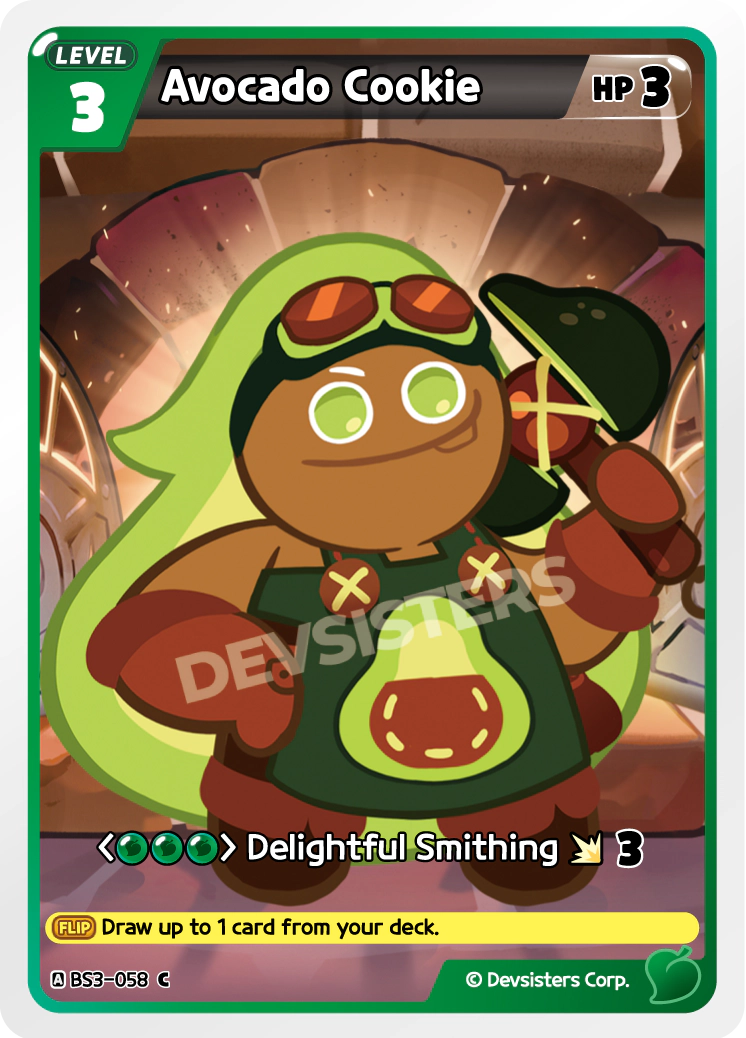 BS3-058 Avocado Cookie [C]