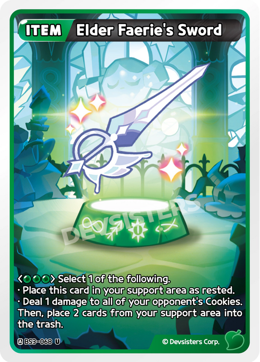 BS3-068 Elder Faerie's Sword [U]