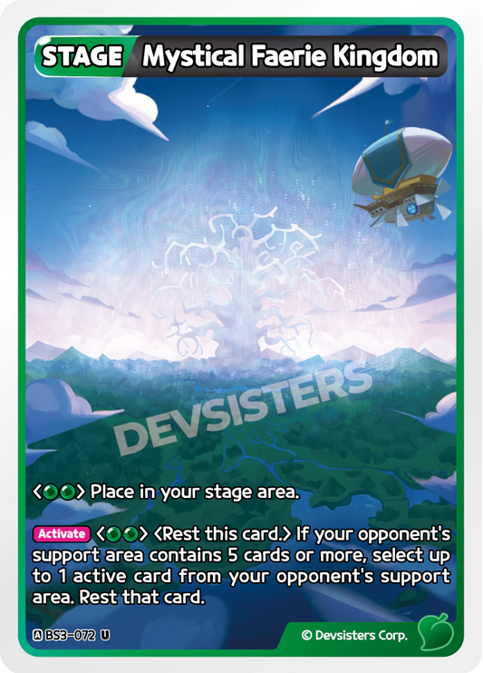 BS3-072 Mystical Faerie Kingdom [U]