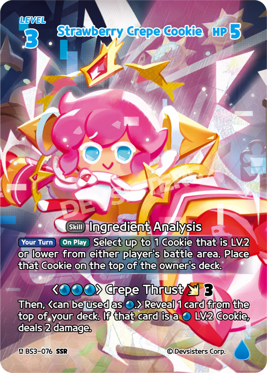 BS3-076 Strawberry Crepe Cookie [SSR]