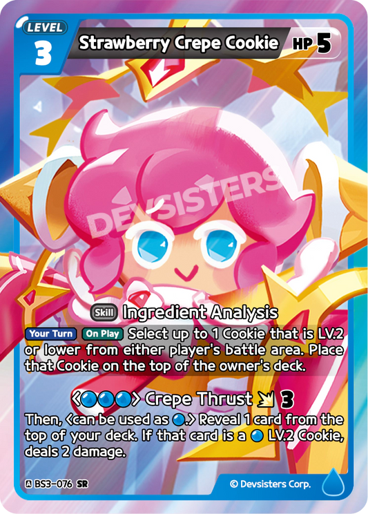 BS3-076 Strawberry Crepe Cookie [SR]