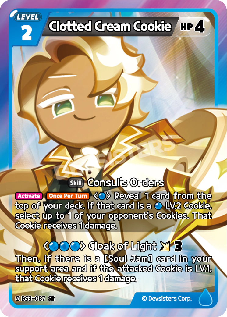 BS3-087 Clotted Cream Cookie [SR]