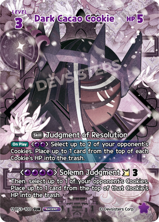 BS3-100 Dark Cacao Cookie [SUR]