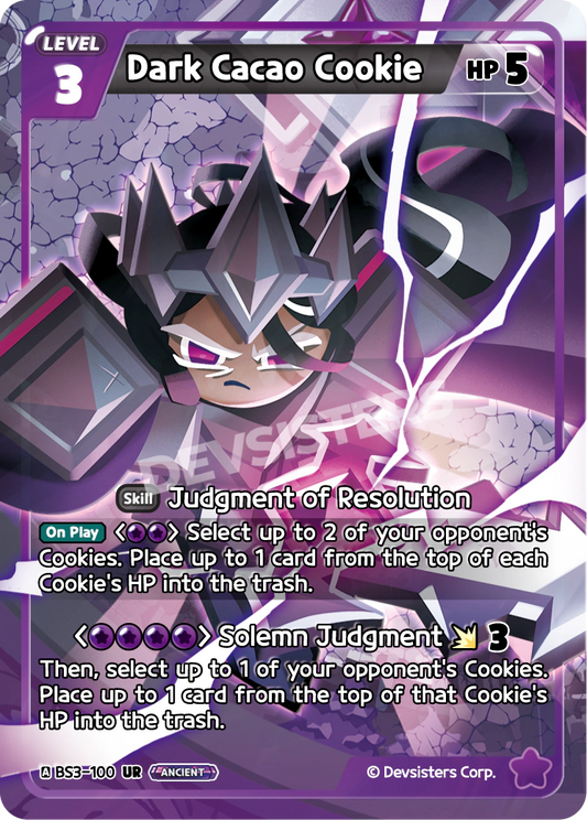 BS3-100 Dark Cacao Cookie [UR]