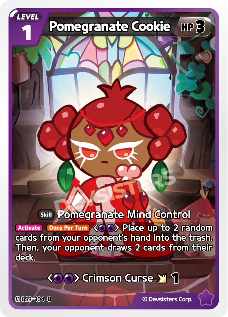 BS3-104 Pomegranate Cookie [U]