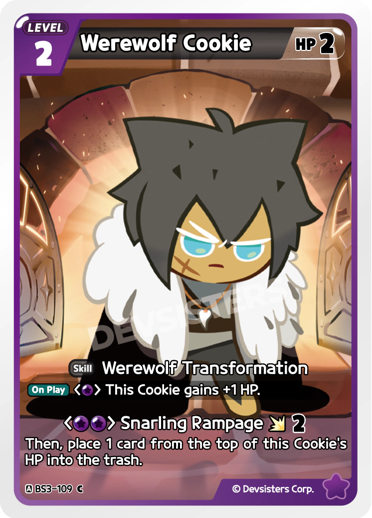 BS3-109 Werewolf Cookie [C]