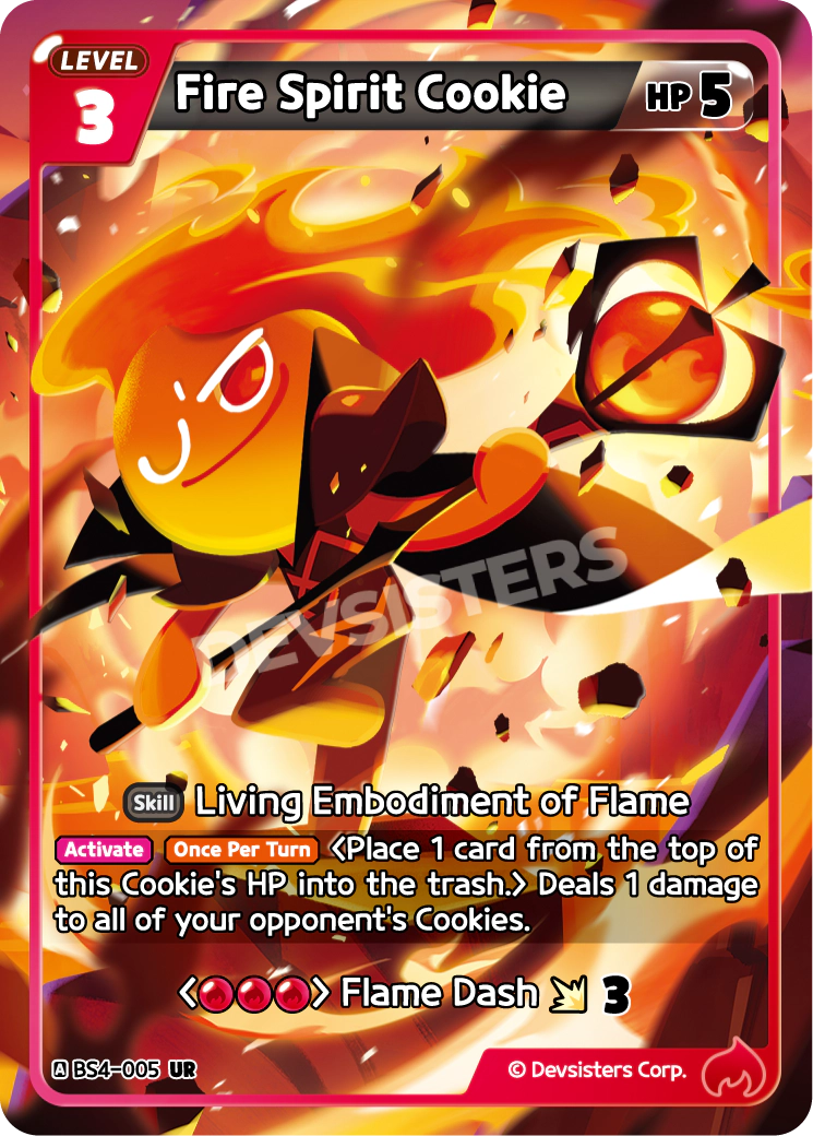 BS4-005 Fire Spirit Cookie [UR]
