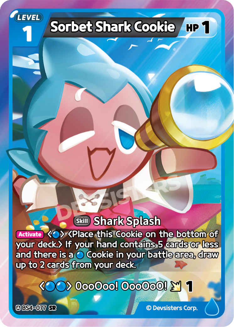 BS4-077 Sorbet Shark Cookie [SR]