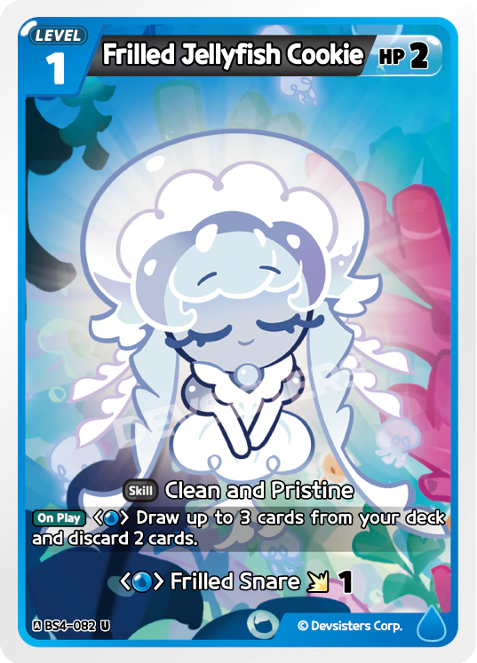 BS4-082 Frilled Jellyfish Cookie [U]