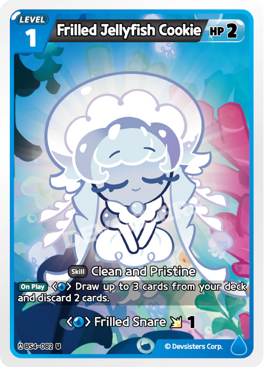 BS4-082 Frilled Jellyfish Cookie [U]