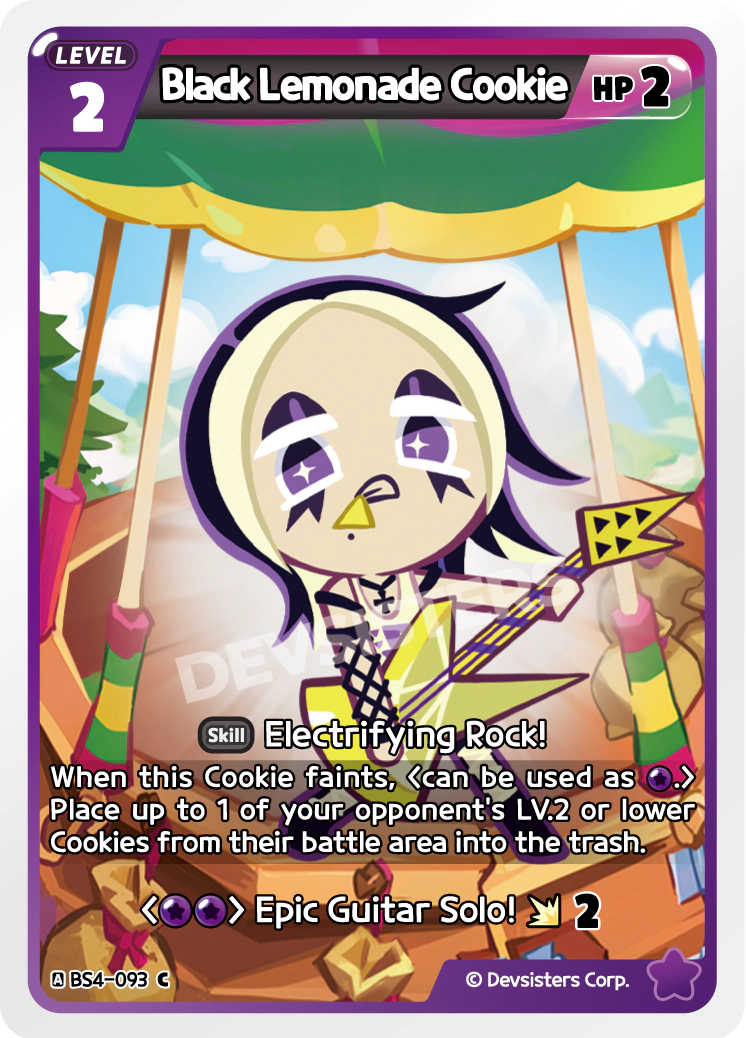 BS4-093 Black Lemonade Cookie [C]